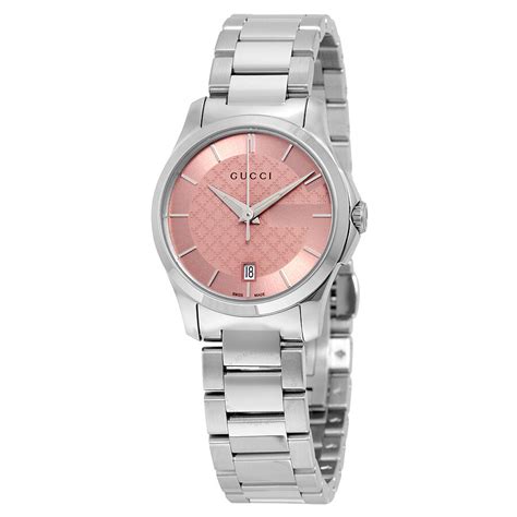 gucci watch pink face|automatic gucci watches for women.